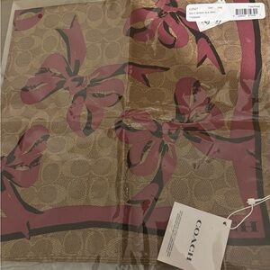 Coach Pink and Black Floral Decor Accents